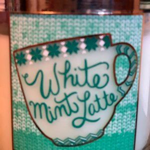 White Mint Latte BBW 3-Wick Candle